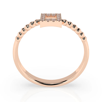 Minimalismus-Ring (Rund), 0.07 ct — 101-10053