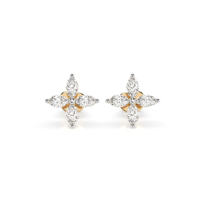 Illusion-Ohrringe (Marquise), 0.8 ct — 102-10193V1