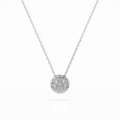 Illusion-Halskette (Rund), 0.08 ct — 104-10038
