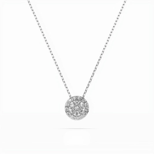 Illusion-Halskette (Rund), 0.08 ct — 104-10038