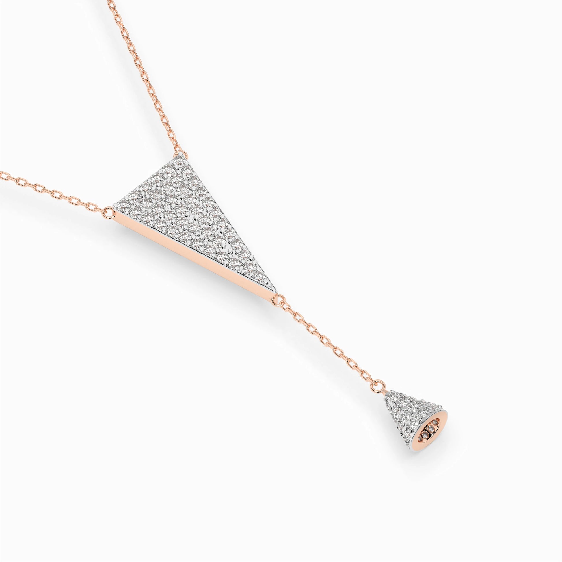 Minimalismus-Halskette (Rund), 0.41 ct — 104-10018/2