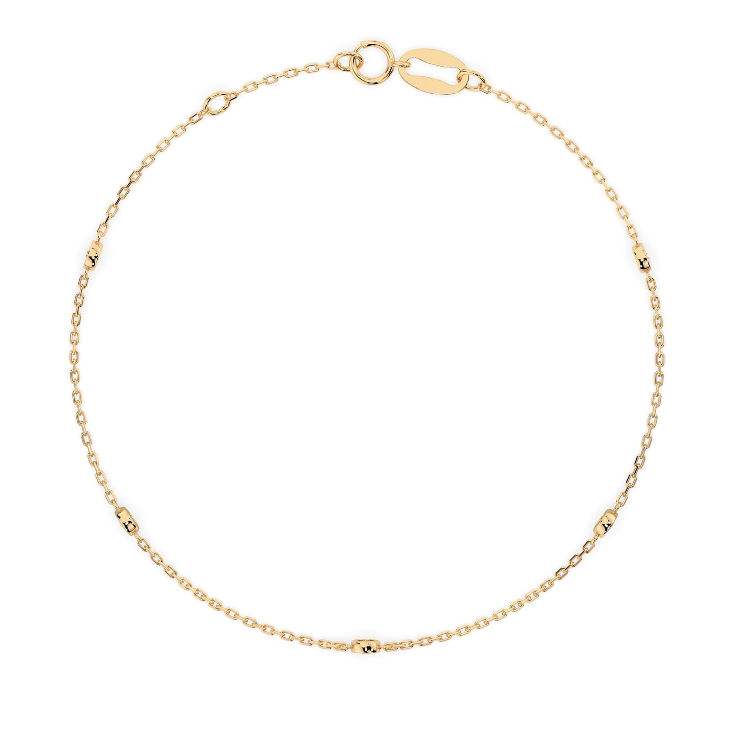 Minimalismus-Armband (Rund), 0.14 ct — 105-10008/5(1.9)