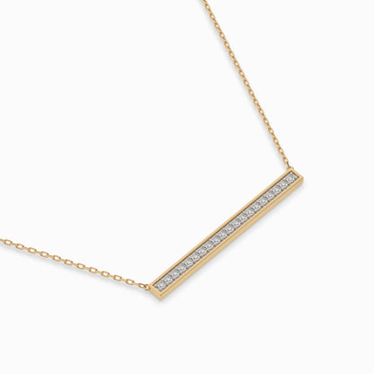 Minimalismus-Halskette (Rund), 0.12 ct — 104-10024
