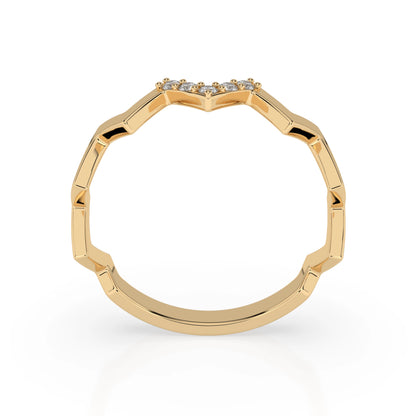 Minimalismus-Ring (Rund), 0.05 ct — 101-10162/1