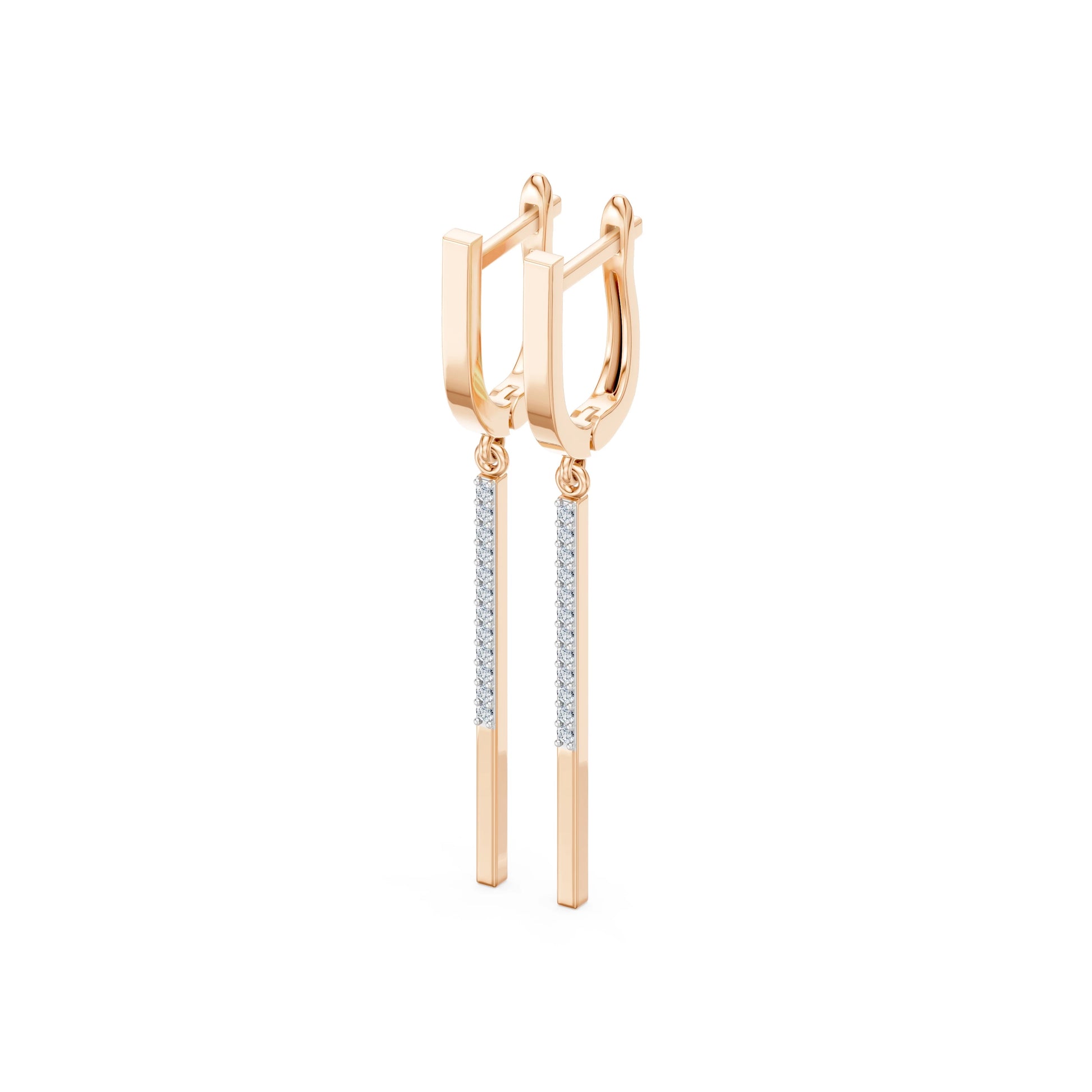 Minimalismus-Ohrringe, 0.14 ct — 102-10129/6