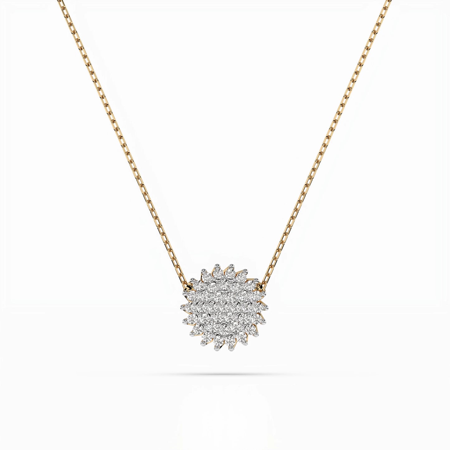 Illusion-Halskette (Rund), 0.15 ct — 104-10052