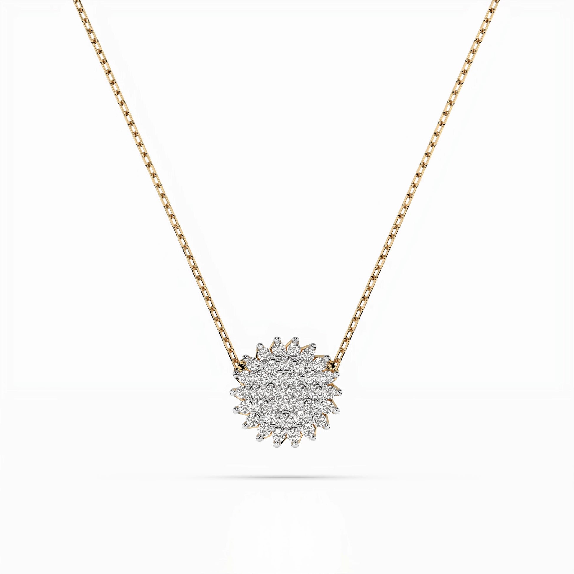 Illusion-Halskette (Rund), 0.15 ct — 104-10052