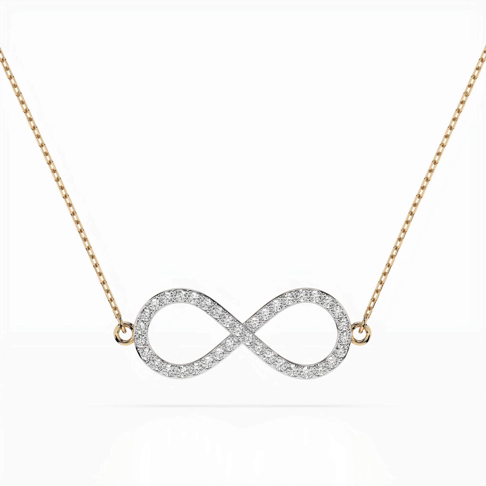 Minimalismus-Halskette (Rund), 0.19 ct — 104-10068