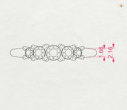 Eternity-Ring (Rund), 0.15 ct — 101-10128