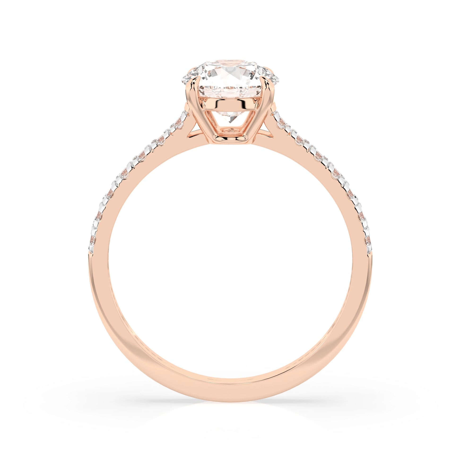 Solitär-Eternity-Ring (Rund), 0.7 ct — 101-10094(5.7)