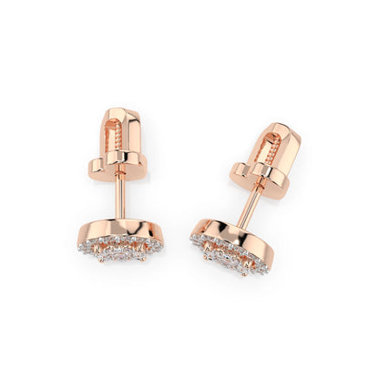 Illusion-Ohrringe (Rund), 0.2 ct — 102-10018(3.0)