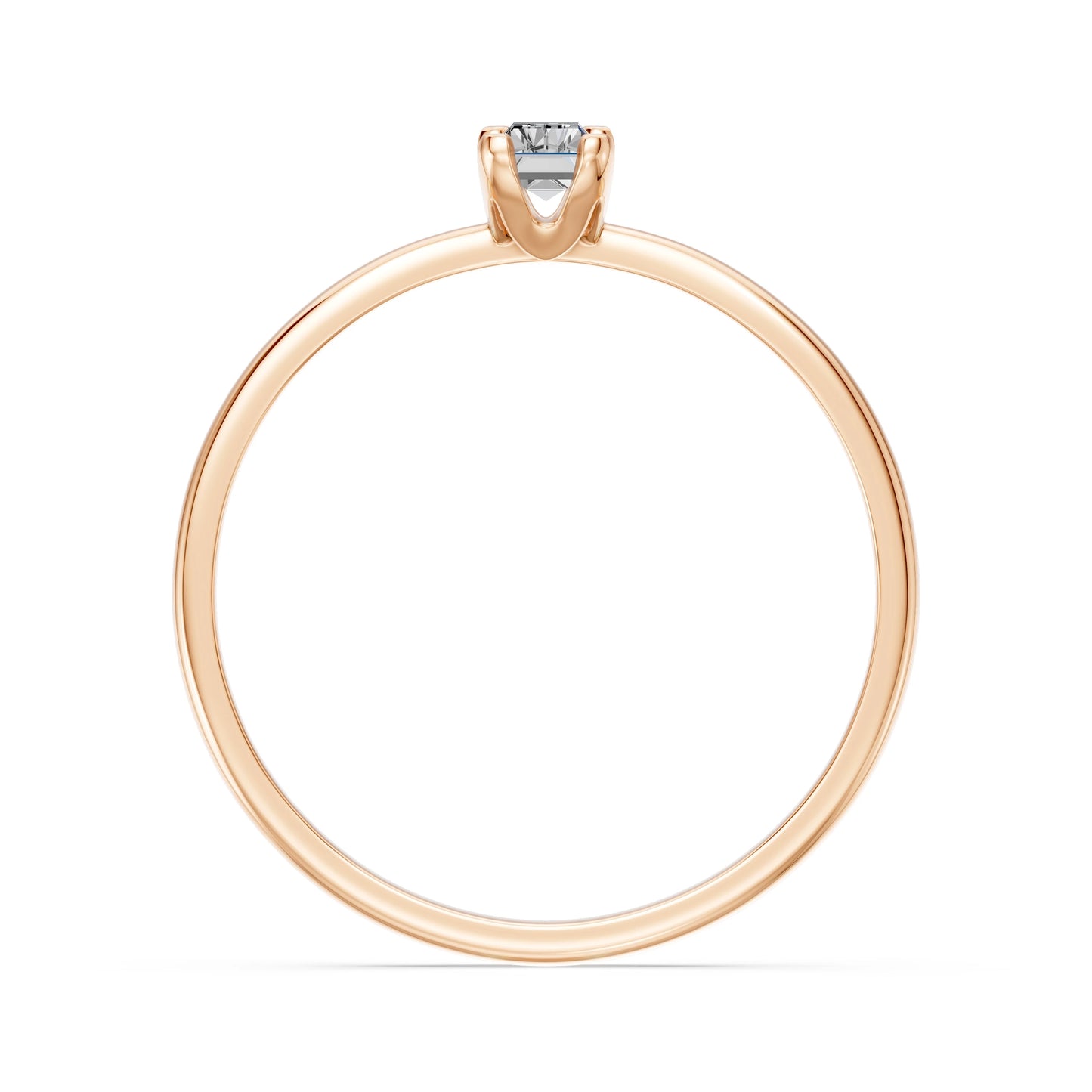 Solitär-Ring, 0.3 ct — 101-10194(0.30)BAQ
