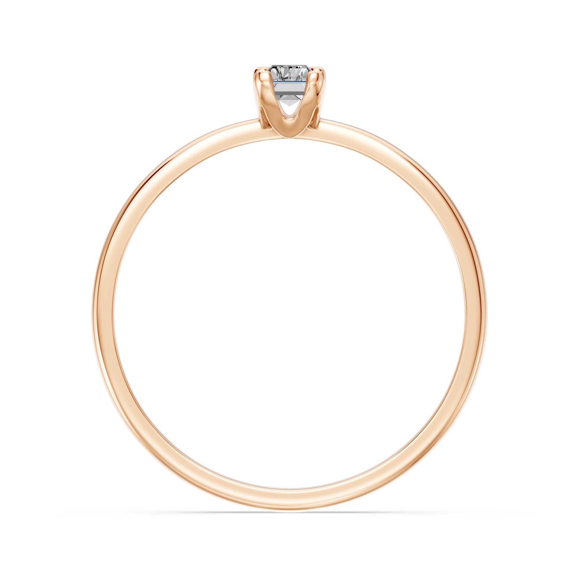 Solitär-Ring, 0.3 ct — 101-10194(0.30)BAQ