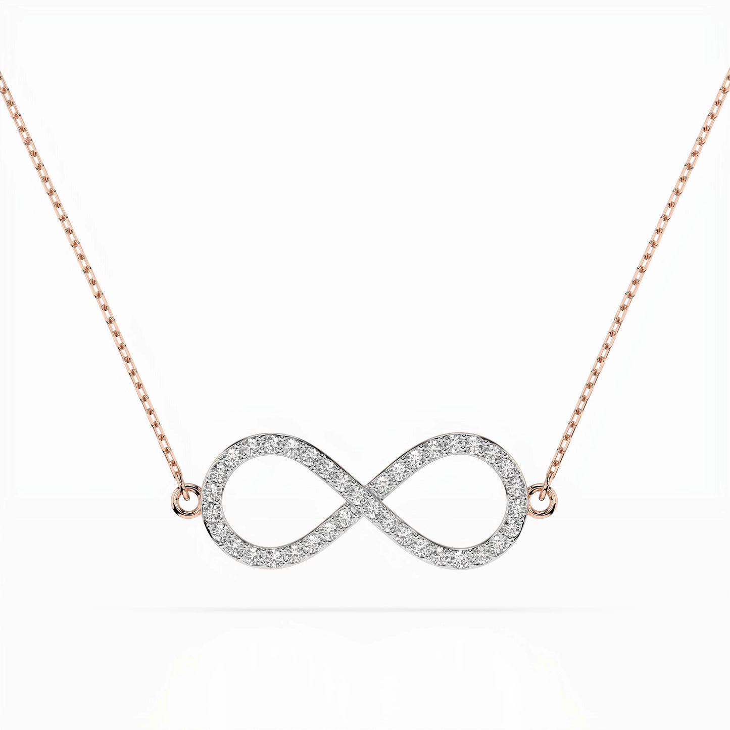 Minimalismus-Halskette (Rund), 0.19 ct — 104-10068