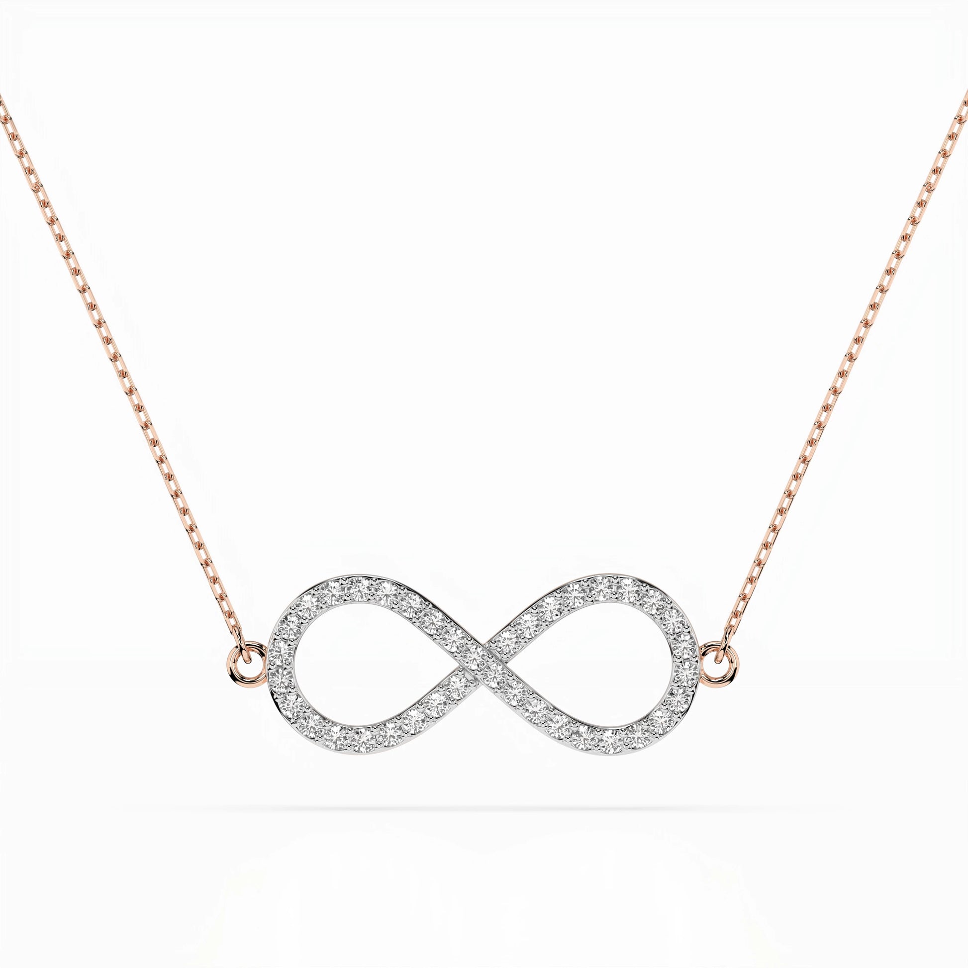 Minimalismus-Halskette (Rund), 0.19 ct — 104-10068