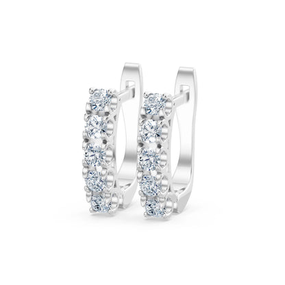 Eternity-Ohrringe, 0.6 ct — 102-10123(2.5)
