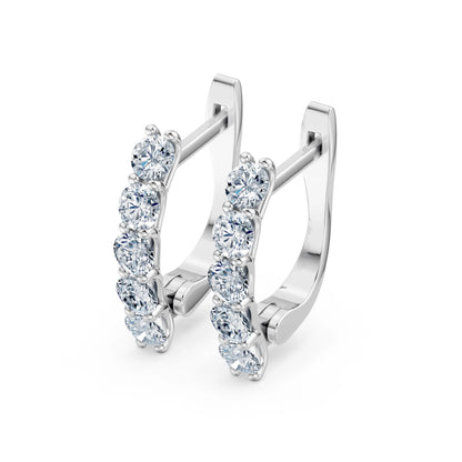 Eternity-Ohrringe, 1.0 ct — 102-10119(3.0)