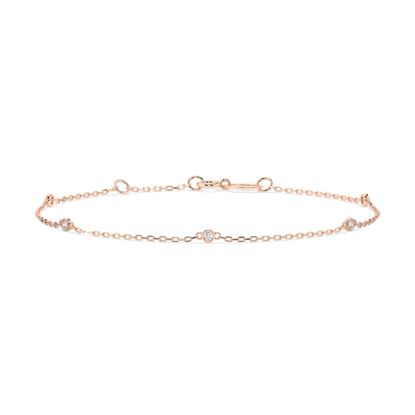 Minimalismus-Armband (Rund), 0.07 ct — 105-10008/5(1.4)