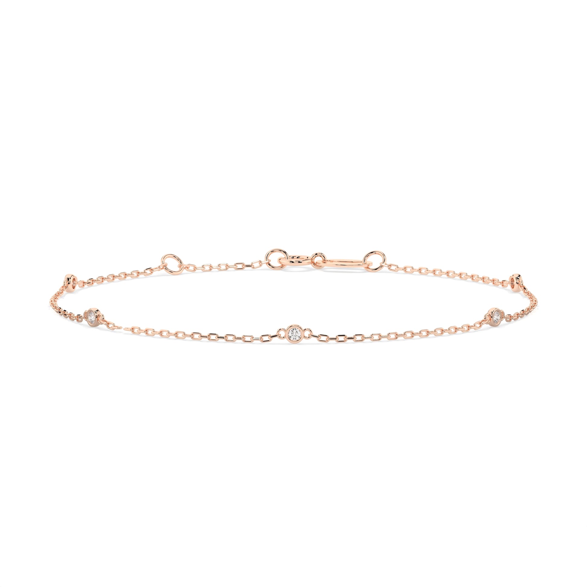 Minimalismus-Armband (Rund), 0.07 ct — 105-10008/5(1.4)