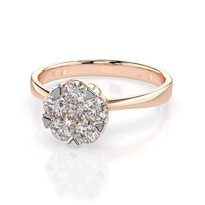 Illusion-Ring (Rund), 0.15 ct — 101-10015/1(3.4)