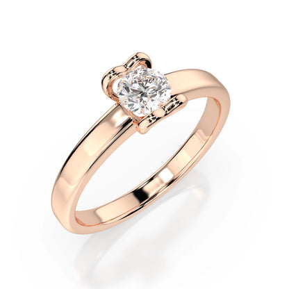 Solitär-Ring (Rund), 0.3 ct — 101-10013(4.2)