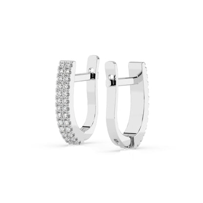 Eternity-Ohrringe (Rund), 0.21 ct — 102-10300
