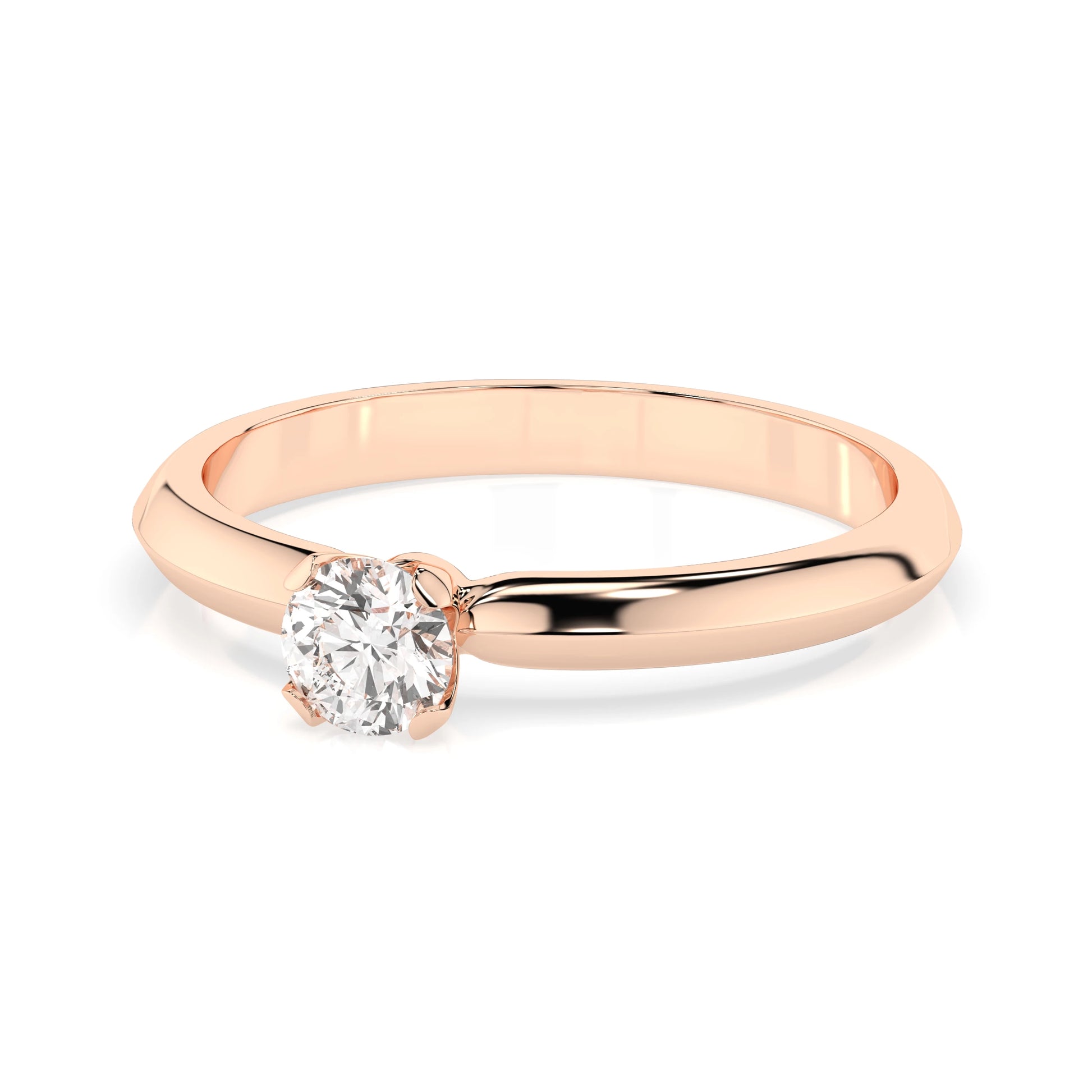 Solitär-Ring (Rund), 0.3 ct — 101-10089(4.2)