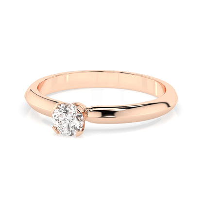 Solitär-Ring (Rund), 0.3 ct — 101-10089(4.2)
