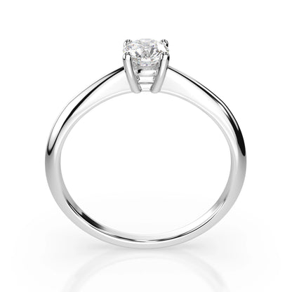 Solitär-Ring (Rund), 0.35 ct — 101-10021(4.5)