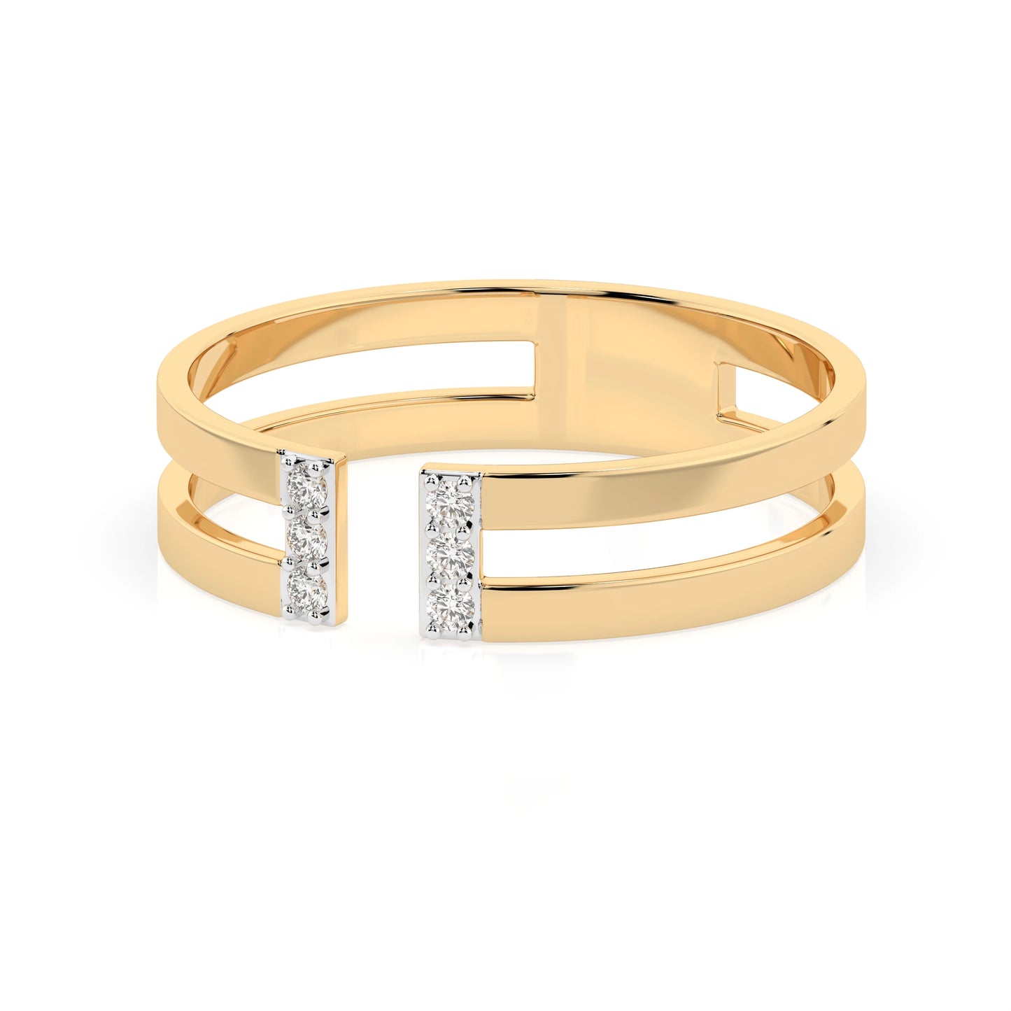 Minimalismus-Ring (Rund), 0.06 ct — 101-10163
