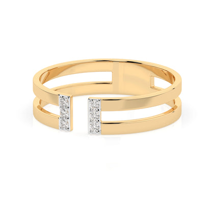 Minimalismus-Ring (Rund), 0.06 ct — 101-10163