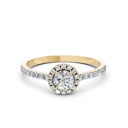 Solitär-Eternity-Ring (Rund), 0.5 ct — 101-10095(5.1)