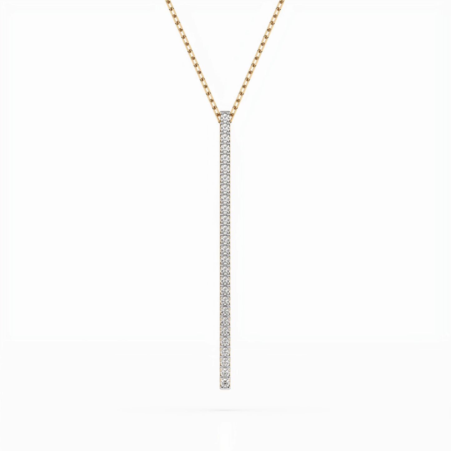 Minimalismus-Halskette (Rund), 0.14 ct — 104-10050