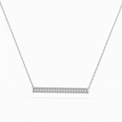 Minimalismus-Halskette (Rund), 0.12 ct — 104-10024