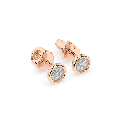 Illusion-Ohrringe (Rund), 0.08 ct — 102-10068