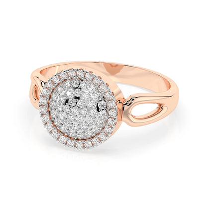 Illusion-Ring (Rund), 0.15 ct — 101-10073