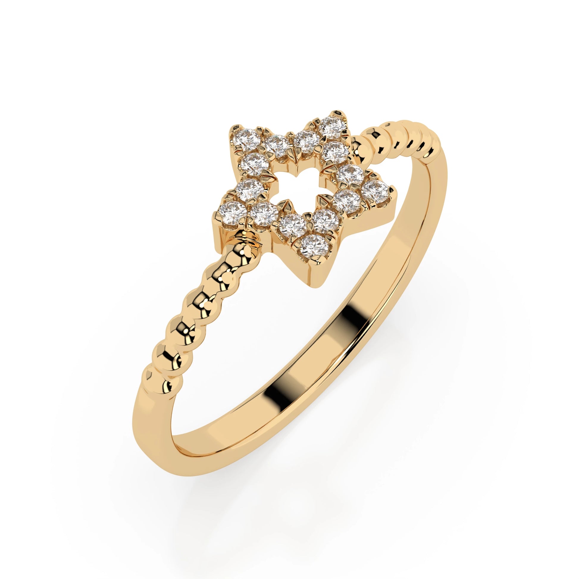 Minimalismus-Ring (Rund), 0.09 ct — 101-10054