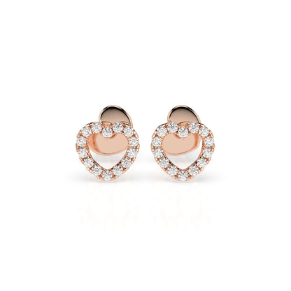Minimalismus-Ohrringe (Rund), 0.14 ct — 102-10028