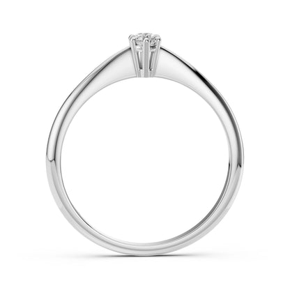 Solitär-Ring (Rund), 0.15 ct — 101-10027(3.4)
