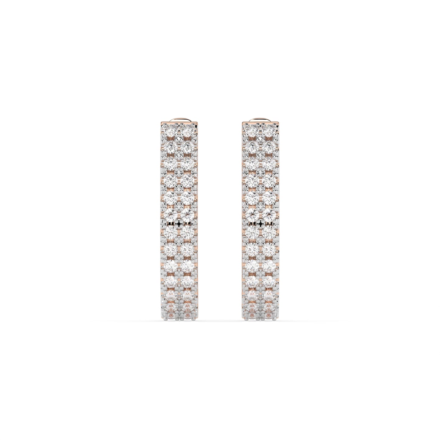 Eternity-Ohrringe (Rund), 0.21 ct — 102-10300