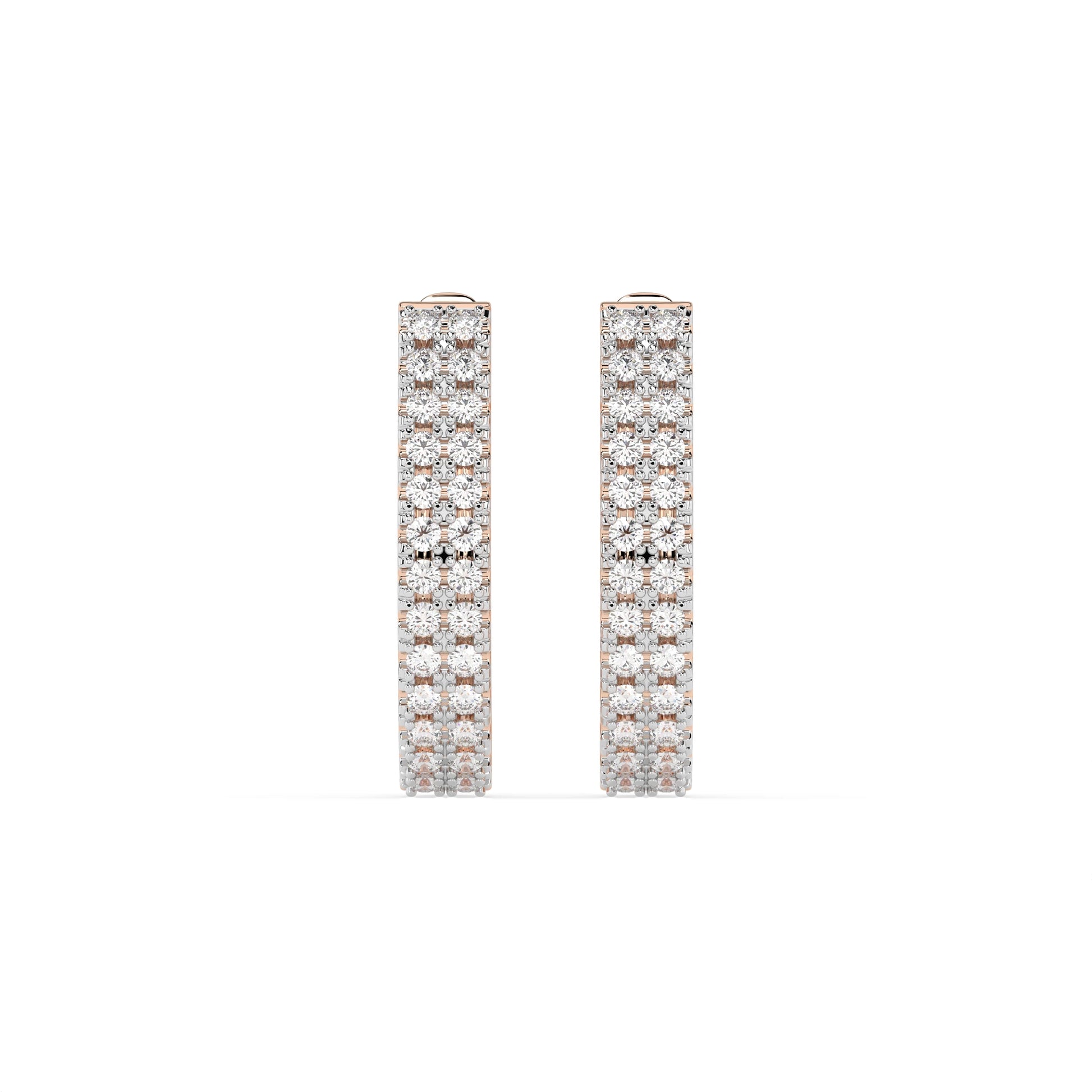 Eternity-Ohrringe (Rund), 0.21 ct — 102-10300
