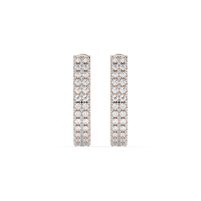 Eternity-Ohrringe (Rund), 0.21 ct — 102-10300