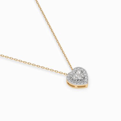 Illusion-Halskette (Rund), 0.08 ct — 104-10062