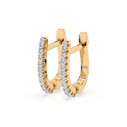 Eternity-Ohrringe (Rund), 0.18 ct — 102-10076