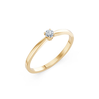 Solitär-Ring, 0.1 ct — 101-10116(3.0)