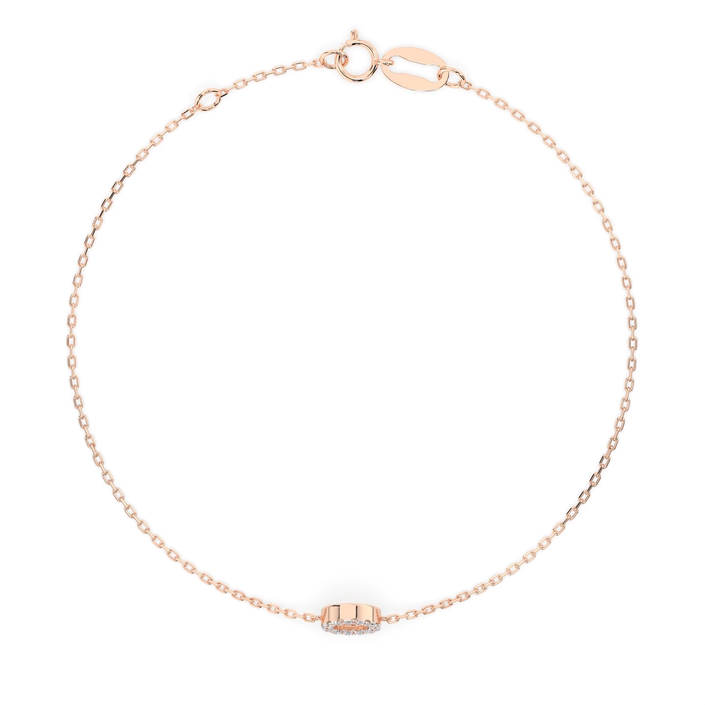 Minimalismus-Armband (Rund), 0.07 ct — 105-10015
