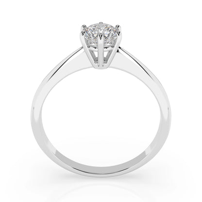 Solitär-Ring (Rund), 0.35 ct — 101-10027(4.5)