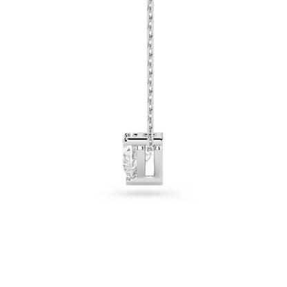 Solitär-Halskette (Herz), 0.3 ct — 104-10066(0.30)HRT