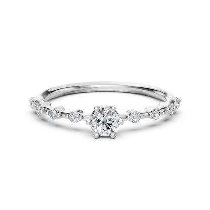 Solitär-Eternity-Ring (Rund), 0.3 ct — 101-10144(4.2)