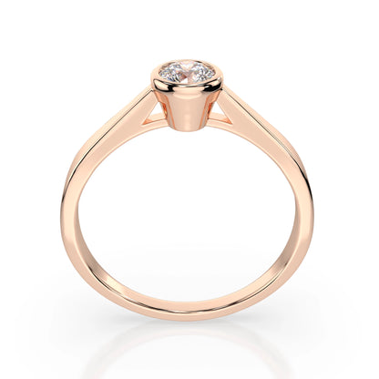 Solitär-Ring (Rund), 0.3 ct — 101-10010(4.2)